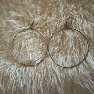 Elegant Sterling Silver Hoop Earrings